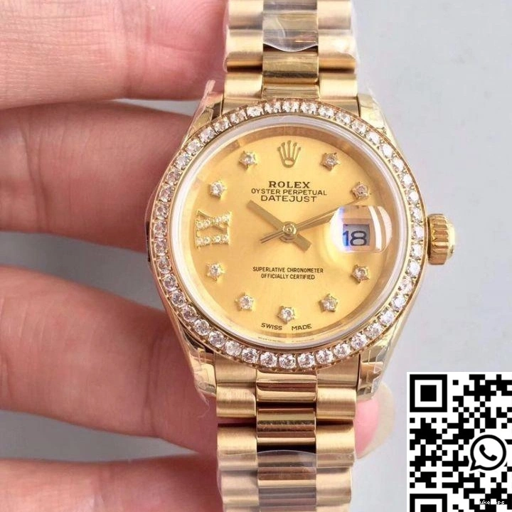 Champagne 279138RBR FashionForward 28MM Gold Dial Yellow Lady Rolex Datejust 871 0706